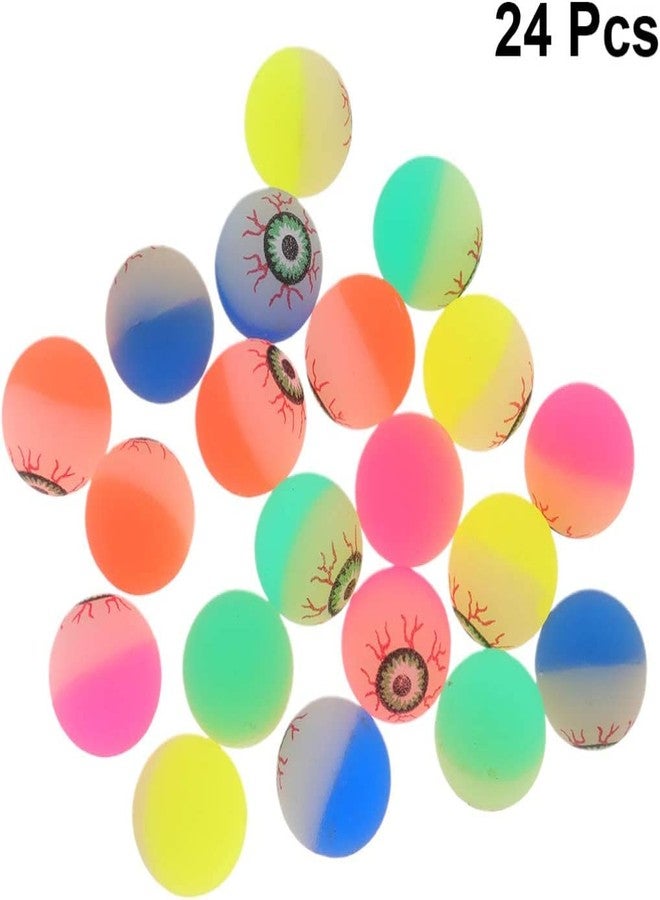 D Moto World DMW 24 Pieces Bouncy Balls 30 mm Diameter Bouncy Ball Party Bags Fillers for Kids Large Assorted School Prize Festival Gifts (Medium 24 Pieces) - Image 4